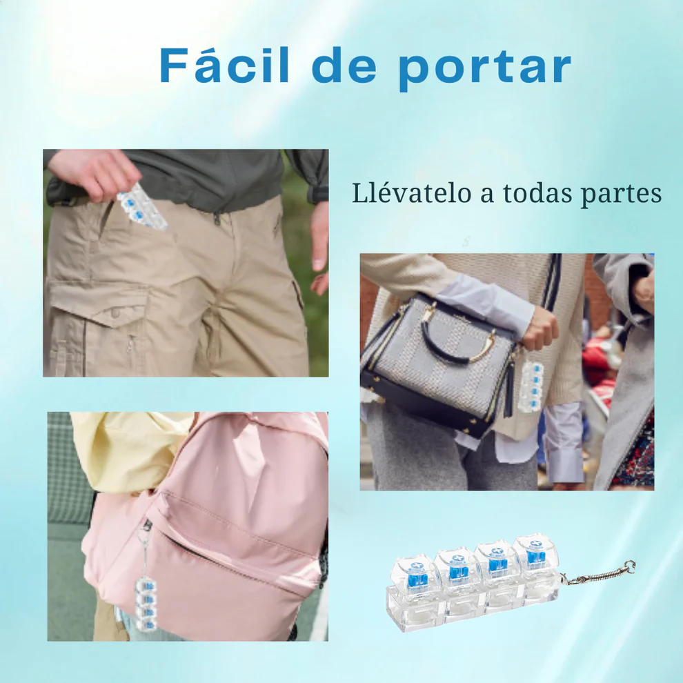 Llavero de Teclas LED Anti Estrés